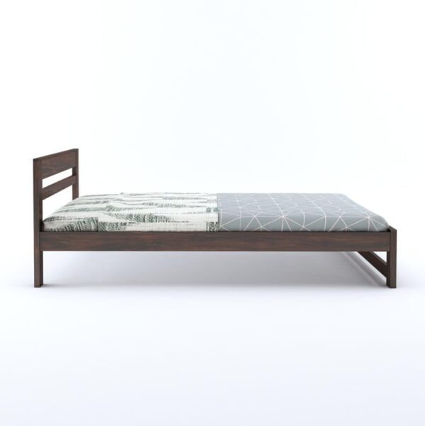 Ferrovilla Kiner Queen Size Sheesham Wood Bed for Bedroom - Image 6