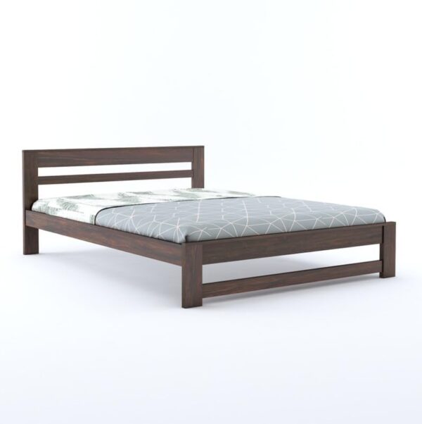 Ferrovilla Kiner Queen Size Sheesham Wood Bed for Bedroom - Image 5