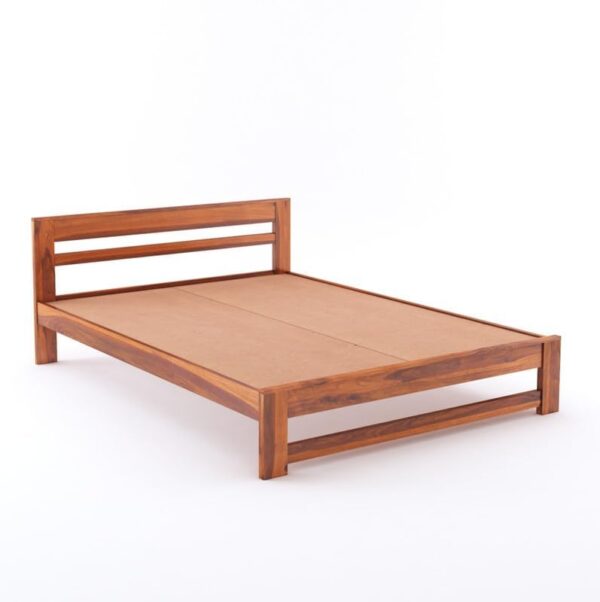 Ferrovilla Tiner King Size Sheesham Wood Bed for Bedroom - Image 5