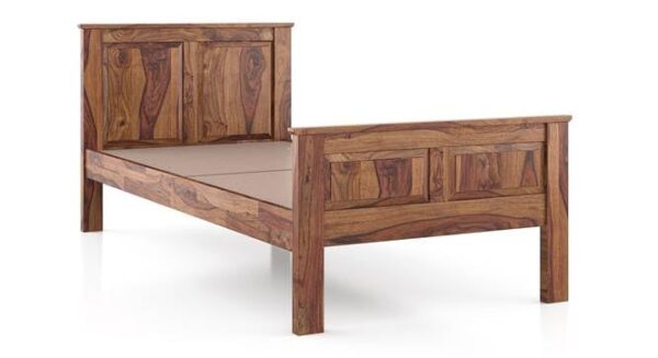 Ferrovilla NNS6 Single Sheesham Wood Bed for Bedroom - Image 5