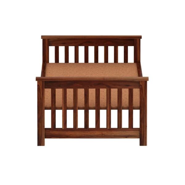 Ferrovilla Wopel Single Sheesham Wood Bed for Bedroom - Image 7