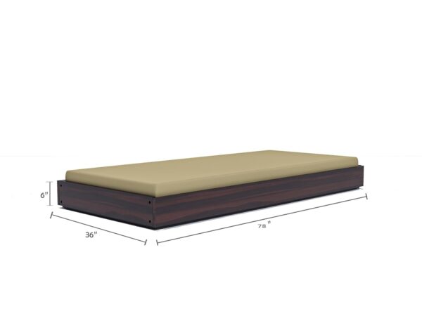 Ferrovilla Baken Single Sheesham Wood Bed for Bedroom - Image 2