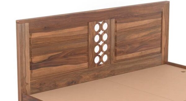 Ferrovilla Poles Teak Queen Size Sheesham Wood Bed for Bedroom - Image 6