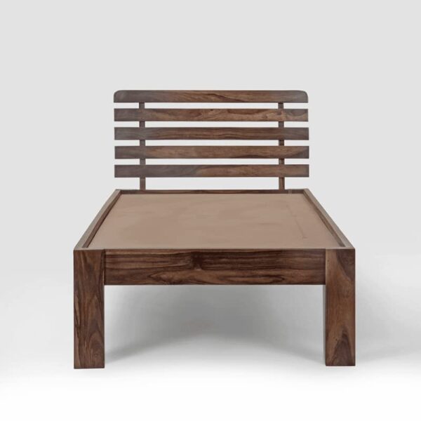 Ferrovilla NS3 Single Sheesham Wood Bed for Bedroom - Image 2