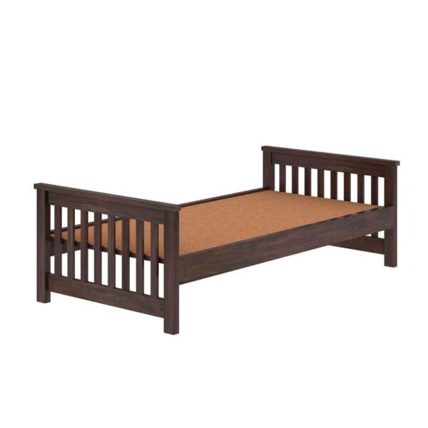 Ferrovilla Mopel Single Sheesham Wood Bed for Bedroom - Image 6