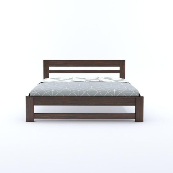 Ferrovilla Kiner Queen Size Sheesham Wood Bed for Bedroom - Image 8