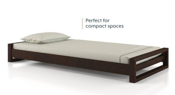 Ferrovilla NNS4 Single Sheesham Wood Bed for Bedroom - Image 5