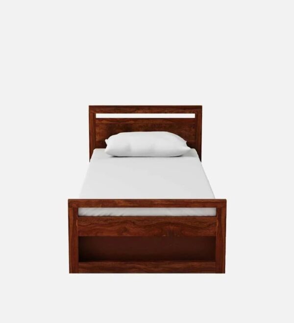 Ferrovilla NWS1 Single Sheesham Wood Bed with Drawer Storage for Bedroom - Image 5