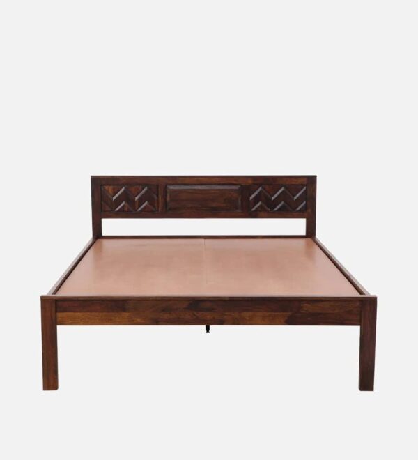 Ferrovilla Porel Queen Size Sheesham Wood Bed for Bedroom - Image 5