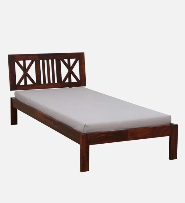 Ferrovilla NNS13 Single Sheesham Wood Bed for Bedroom - Image 7