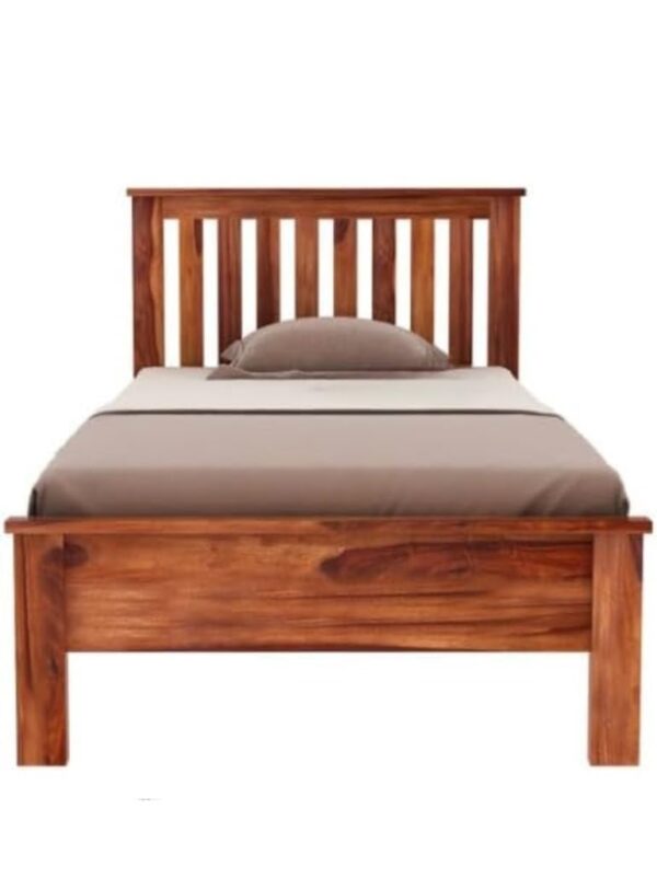 Ferrovilla Harley Single Sheesham Wood Bed for Bedroom - Image 7
