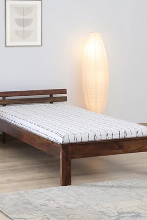 Ferrovilla NNS12 Single Sheesham Wood Bed for Bedroom