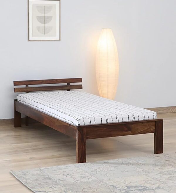 Ferrovilla NNS12 Single Sheesham Wood Bed for Bedroom