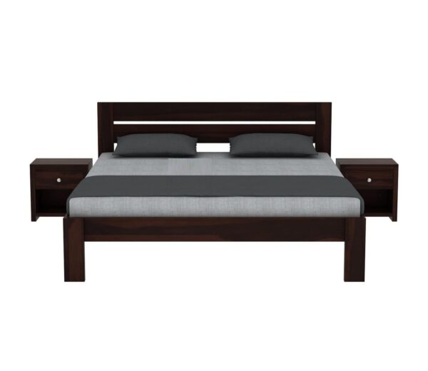 Ferrovilla Marinus Queen Size Sheesham Wood Bed for Bedroom - Image 9