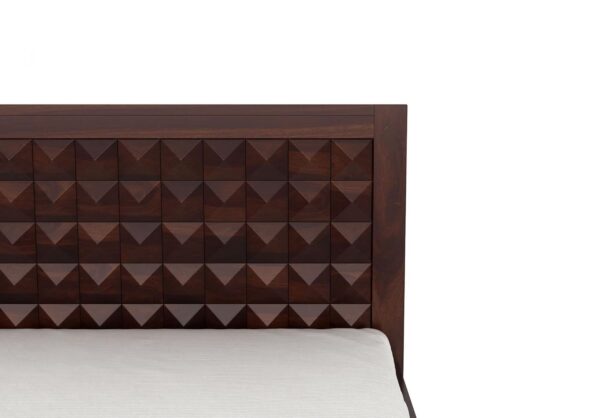 Ferrovilla Tokyo Queen Size Sheesham Wood Bed for Bedroom - Image 7