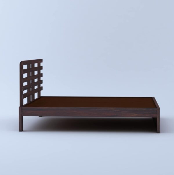 Ferrovilla Winson Queen Size Sheesham Wood Bed for Bedroom - Image 9