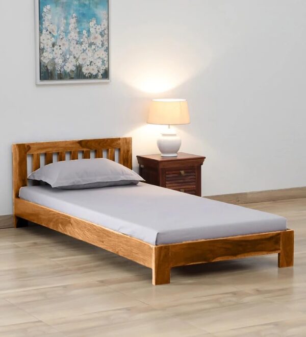 Ferrovilla NNS9 Single Sheesham Wood Bed for Bedroom