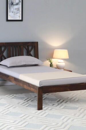 Ferrovilla NNS14 Single Sheesham Wood Bed for Bedroom