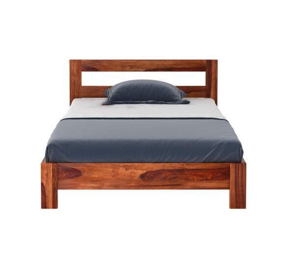 Ferrovilla Wekop Single Sheesham Wood Bed for Bedroom - Image 6