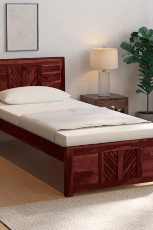 Ferrovilla NNS16 Single Sheesham Wood Bed for Bedroom