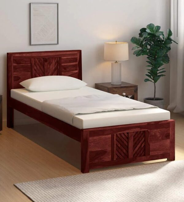 Ferrovilla NNS16 Single Sheesham Wood Bed for Bedroom