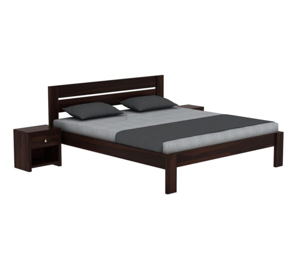 Ferrovilla Marinus Queen Size Sheesham Wood Bed for Bedroom - Image 7