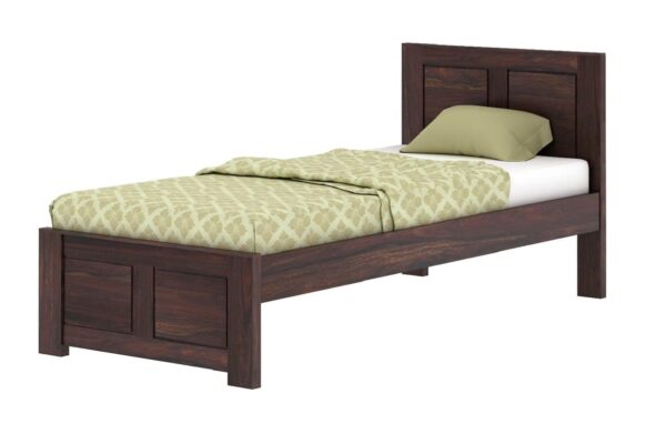 Ferrovilla NS24 Single Sheesham Wood Bed for Bedroom - Image 6