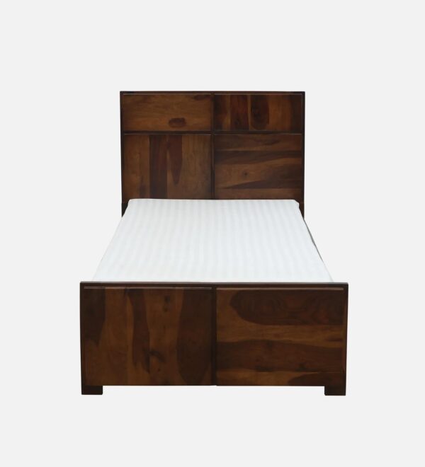 Ferrovilla NNS2 Single Sheesham Wood Bed for Bedroom - Image 6