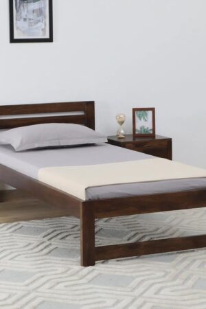 Ferrovilla NNS18 Single Sheesham Wood Bed for Bedroom