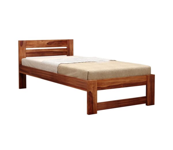 Ferrovilla NS6 Single Sheesham Wood Bed for Bedroom - Image 8