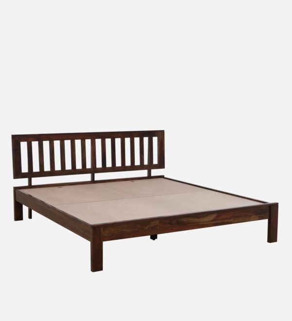 Ferrovilla Peluga Queen Size Sheesham Wood Bed for Bedroom - Image 5