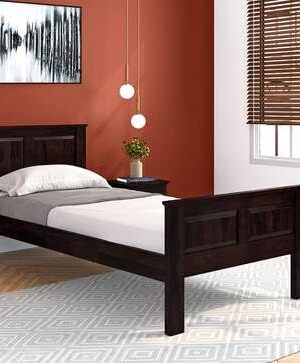 Ferrovilla NNS5 Single Sheesham Wood Bed for Bedroom