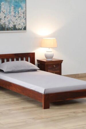 Ferrovilla NNS8 Single Sheesham Wood Bed for Bedroom