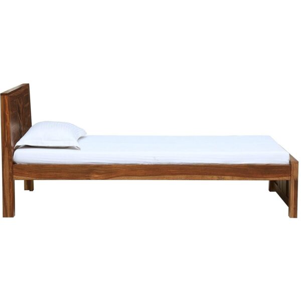 Ferrovilla NS23 Single Sheesham Wood Bed for Bedroom - Image 5