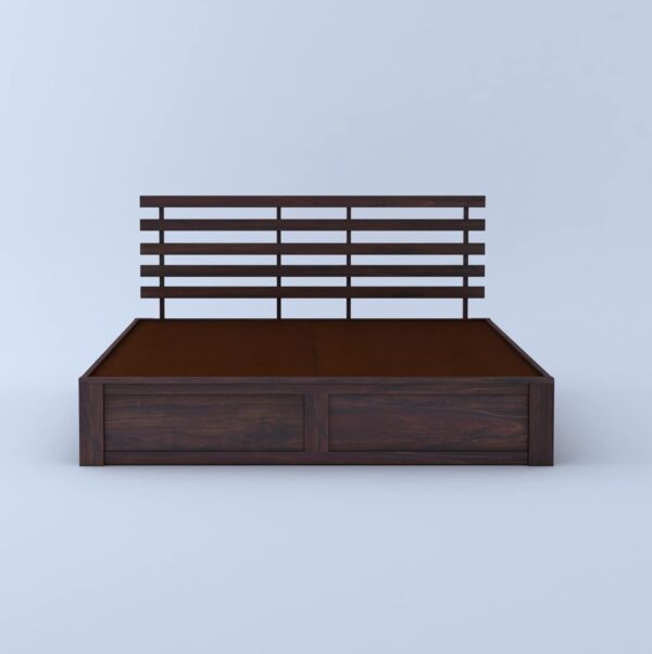 Ferrovilla Winson Queen Size Sheesham Wood Bed for Bedroom - Image 7