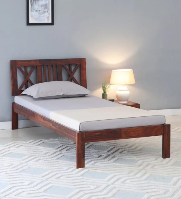 Ferrovilla NNS13 Single Sheesham Wood Bed for Bedroom