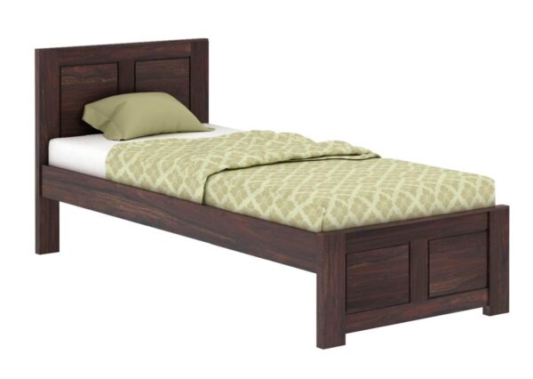 Ferrovilla NS24 Single Sheesham Wood Bed for Bedroom - Image 5