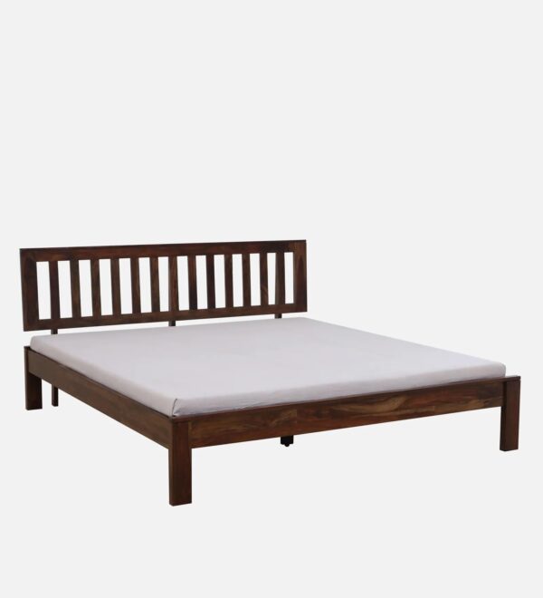 Ferrovilla Peluga Queen Size Sheesham Wood Bed for Bedroom - Image 7