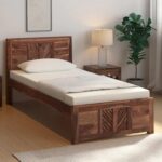 Ferrovilla NNS15 Single Sheesham Wood Bed for Bedroom