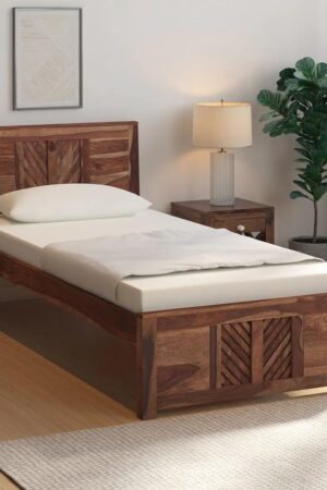 Ferrovilla NNS15 Single Sheesham Wood Bed for Bedroom
