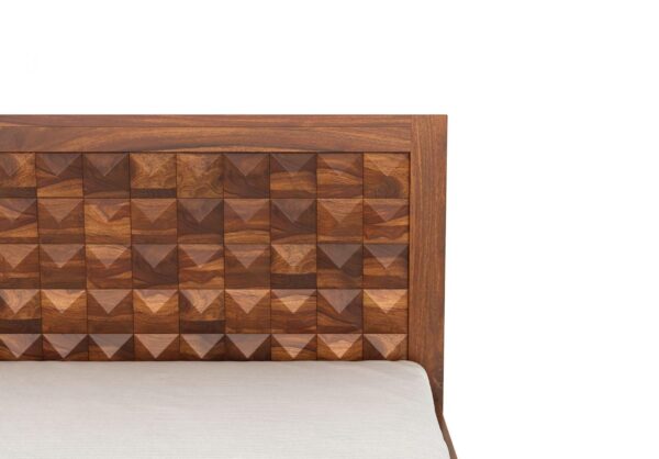 Ferrovilla Tango Queen Size Sheesham Wood Bed for Bedroom - Image 5