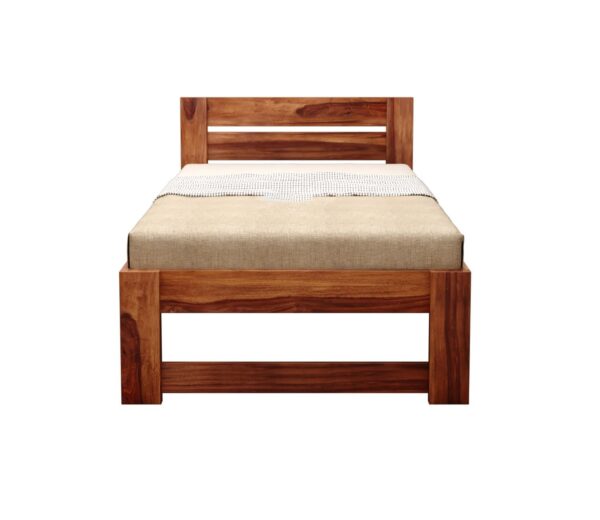 Ferrovilla NS6 Single Sheesham Wood Bed for Bedroom - Image 6