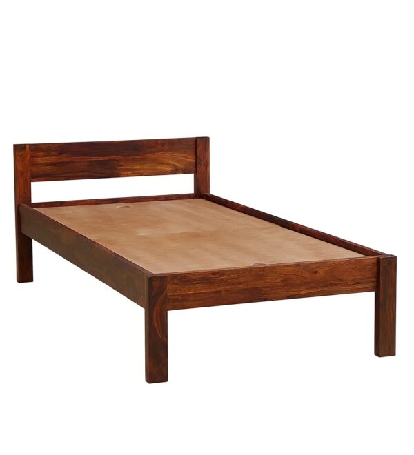 Ferrovilla NS26 Single Sheesham Wood Bed for Bedroom - Image 8