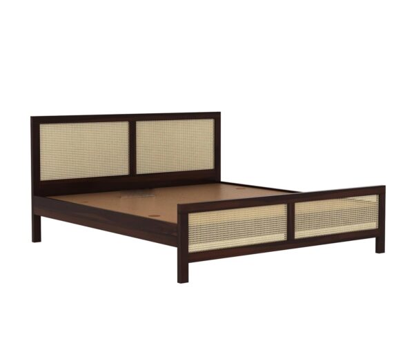 Ferrovilla King Size NS 27 Sheesham Wood Bed for Bedroom - Image 8