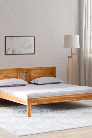 Ferrovilla King Size NNS3 Sheesham Wood Bed for Bedroom