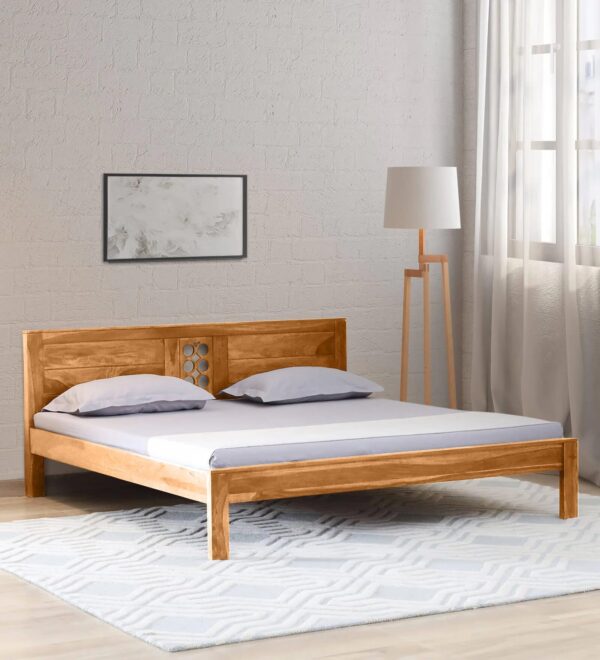 Ferrovilla King Size NNS3 Sheesham Wood Bed for Bedroom