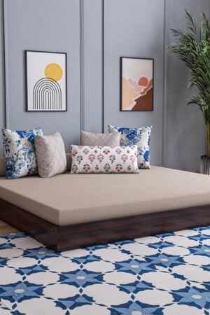 Ferrovilla Baken Queen Size (60x72) Sheesham Wood Bed for Bedroom