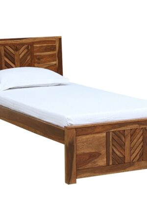 Ferrovilla NS23 Single Sheesham Wood Bed for Bedroom