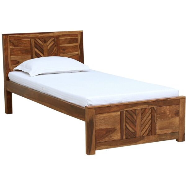 Ferrovilla NS23 Single Sheesham Wood Bed for Bedroom