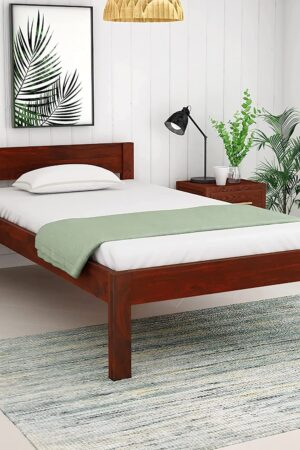 Ferrovilla NS26 Single Sheesham Wood Bed for Bedroom
